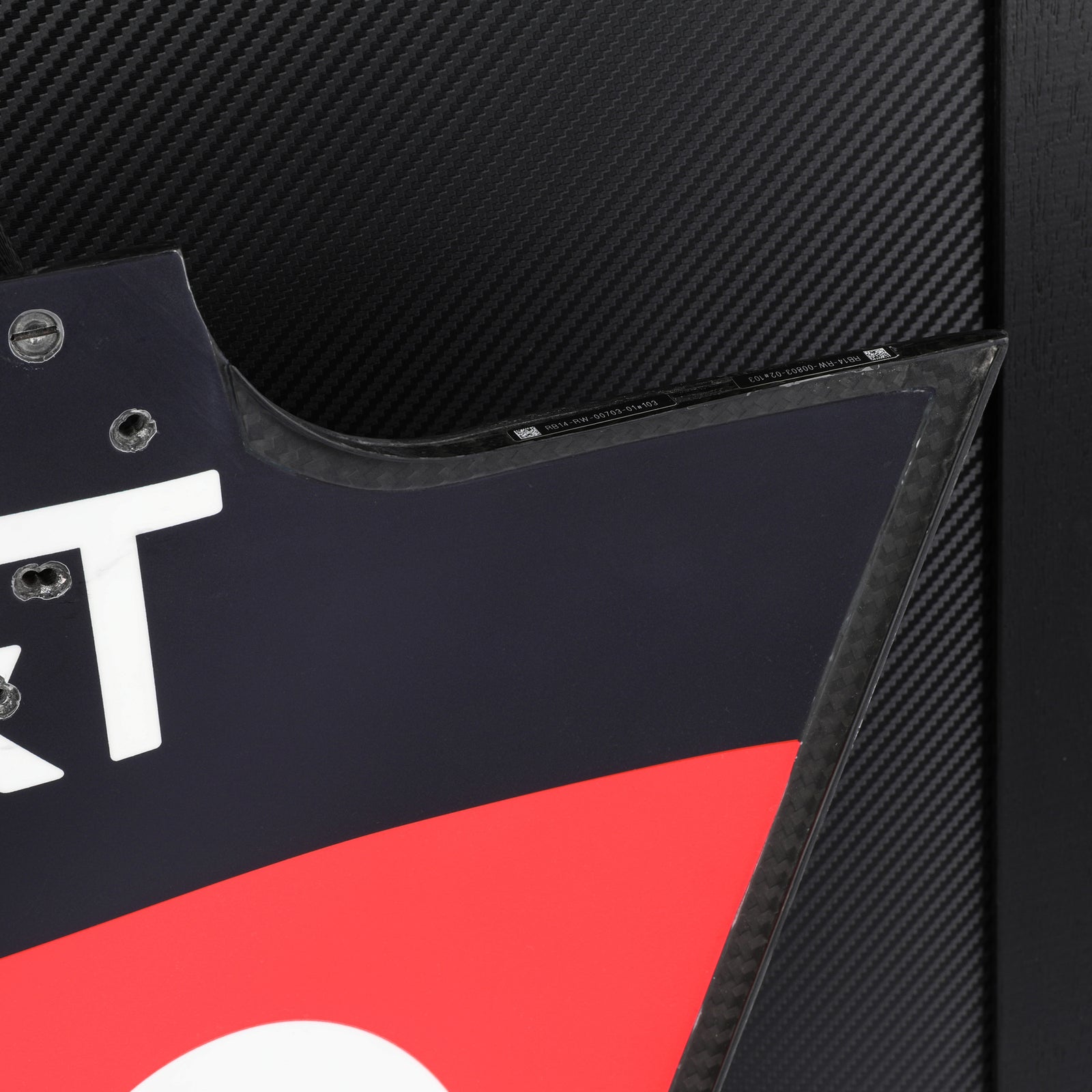 Red Bull Racing 2018 Grand Prix Used Left-Hand Rear Wing Endplate #2