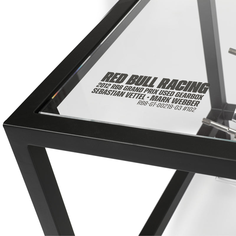 Red Bull Racing 2012 Chrome Plated RB8 Grand Prix Used Gearbox Table