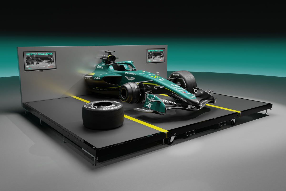 2026 Aston Martin Aramco F1 ® Team Pit Stop Rig