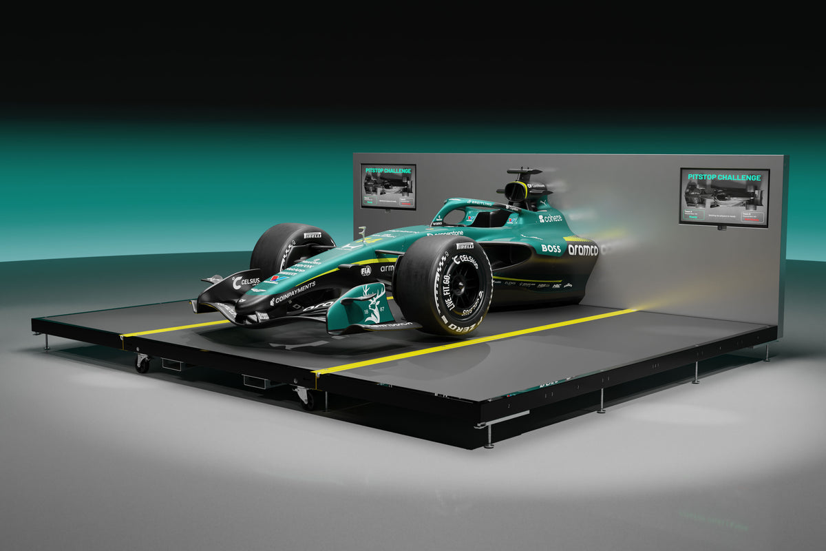 2026 Aston Martin Aramco F1 ® Team Pit Stop Rig