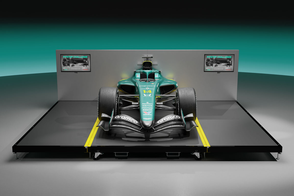 2026 Aston Martin Aramco F1 ® Team Pit Stop Rig