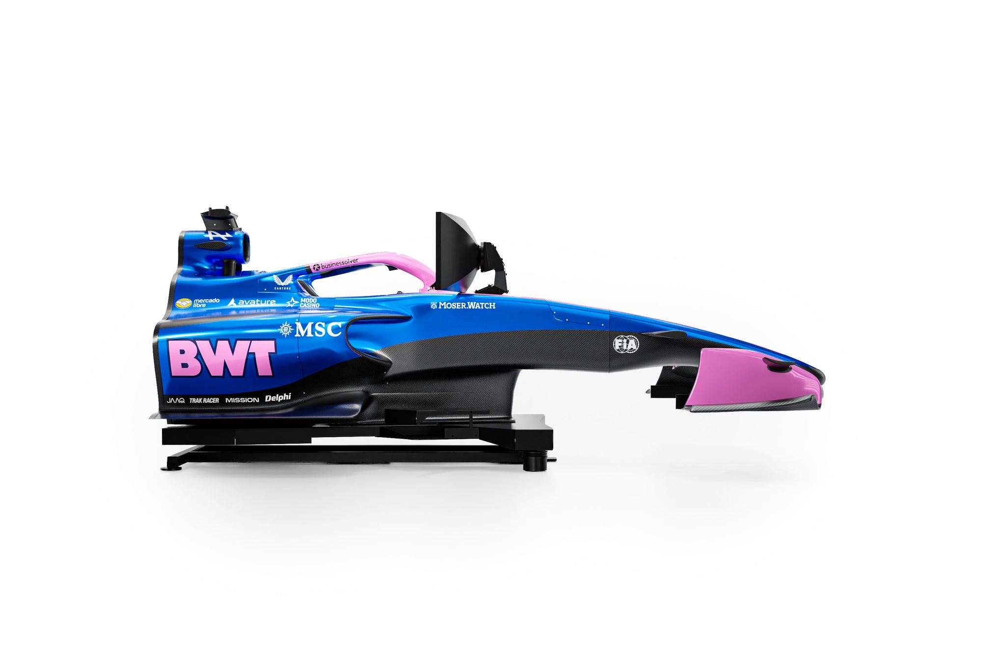 Alpine F1 Team simulator 2026 premium racing cockpit high-performance driving simulator