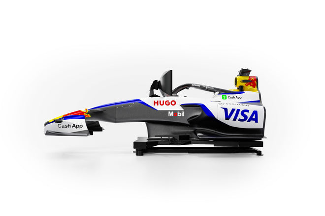 Racing Bulls Formula 1 Team simulator 2026 professional racing cockpit high-performance simulator setup