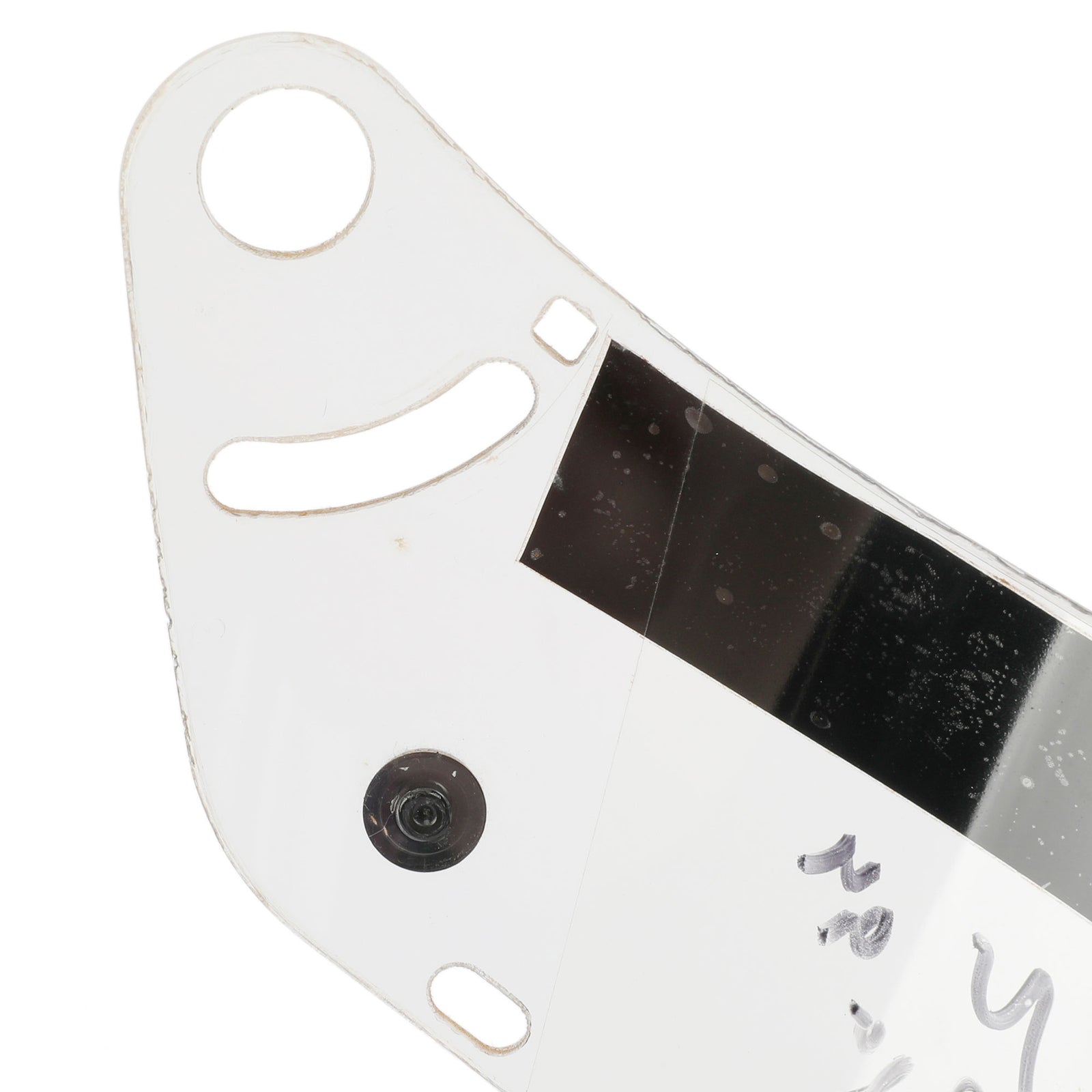 LOT 750 - Rubens Barichello Signed 1994 Sasol Jordan Grand Prix Used Helmet Visor - Belgian GP