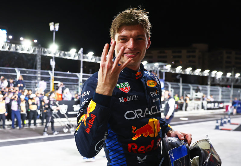 Max Verstappen 2024 Signed Grand Prix Used Oracle Red Bull Racing Suit - Las Vegas GP
