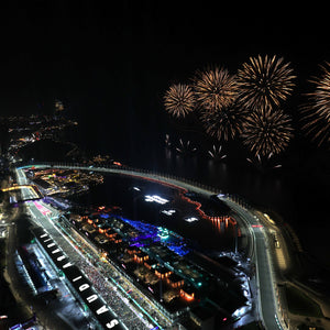 Formula 1 Saudi Arabian Grand Prix 2027 personalised chequered flag featuring your chosen name