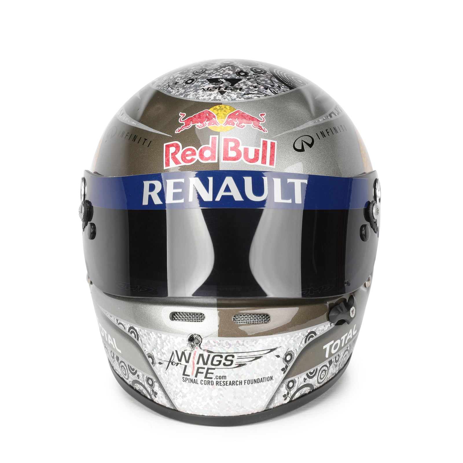 LOT 601 - Sebastian Vettel 2010 Abu Dhabi 1:2 Signed Helmet