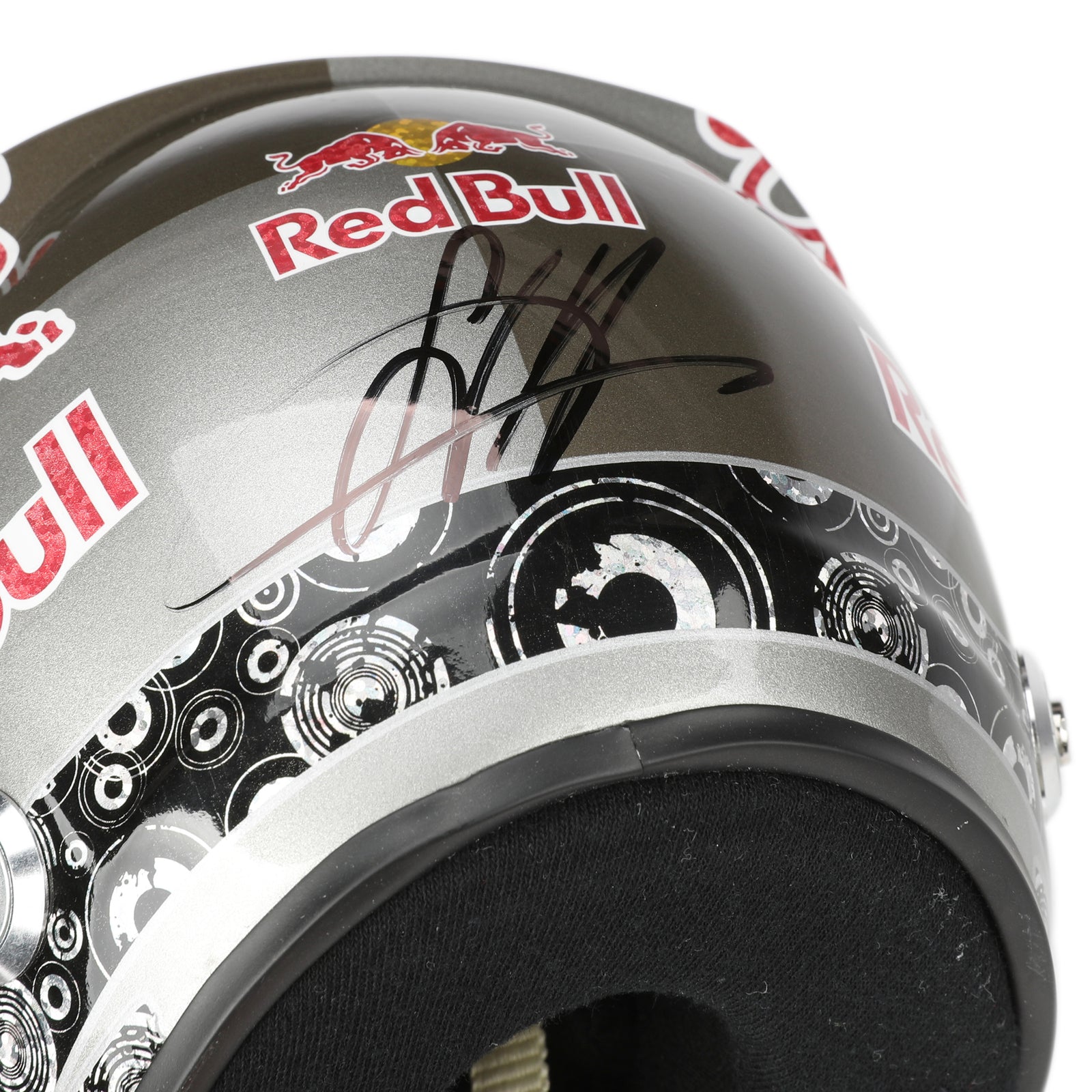 LOT 601 - Sebastian Vettel 2010 Abu Dhabi 1:2 Signed Helmet