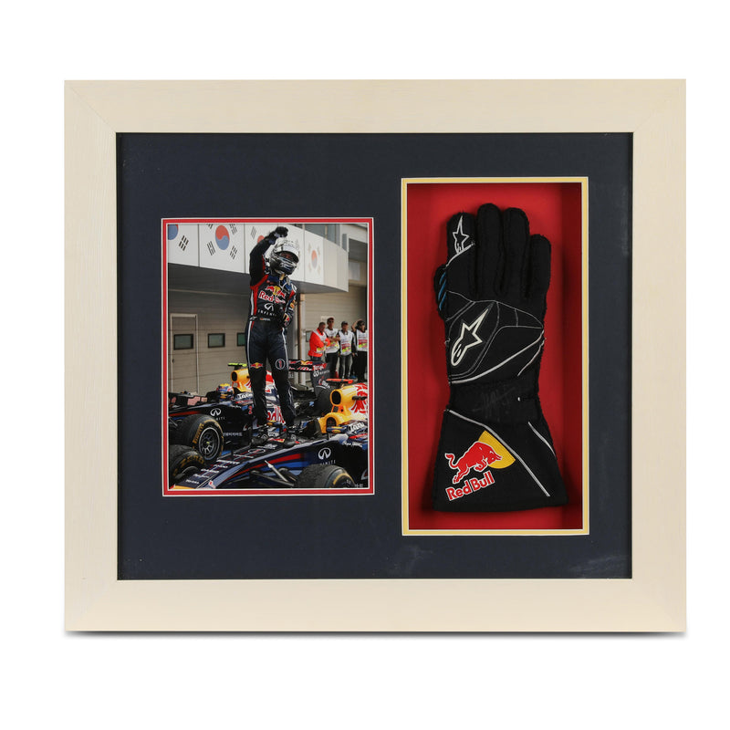 Sebastian Vettel 2011 Red Bull Racing Signed Race Used Glove - Korean GP
