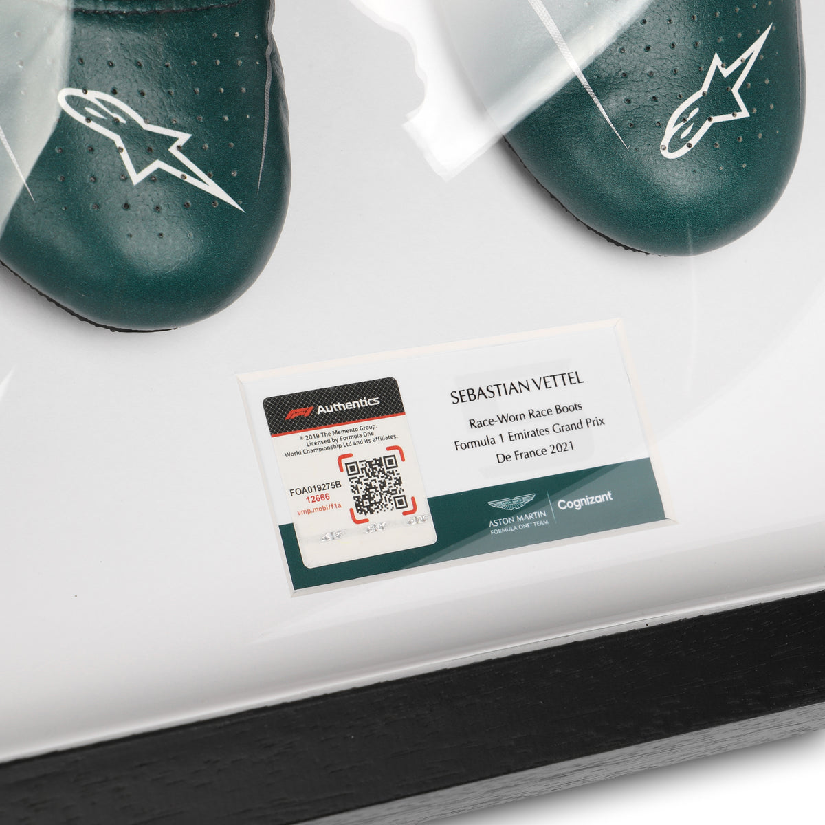 The Austin Auction LOT 073 - Sebastian Vettel 2021 Race Worn Boots - French GP