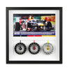 Sebastian Vettel Framed Grand Prix Used Red Bull Racing Wheel Nuts