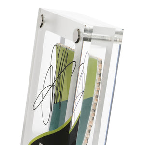 Close-up of Sebastian Vettel 2022 Bodywork in Acrylic Formula 1 memorabilia detail