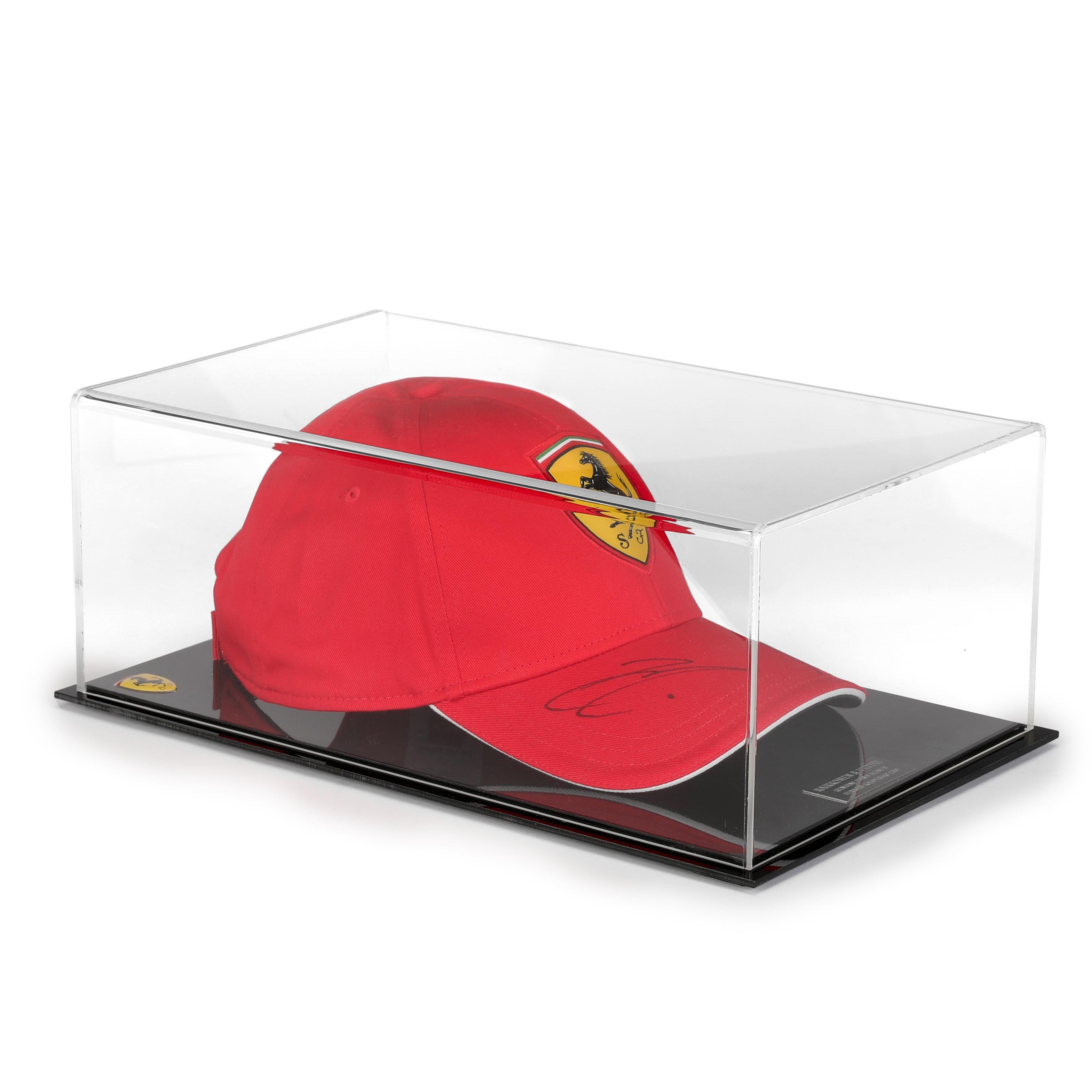 Kimi Räikkönen & Sebastian Vettel 2018 Signed Scuderia Ferrari Kaspersky Cap