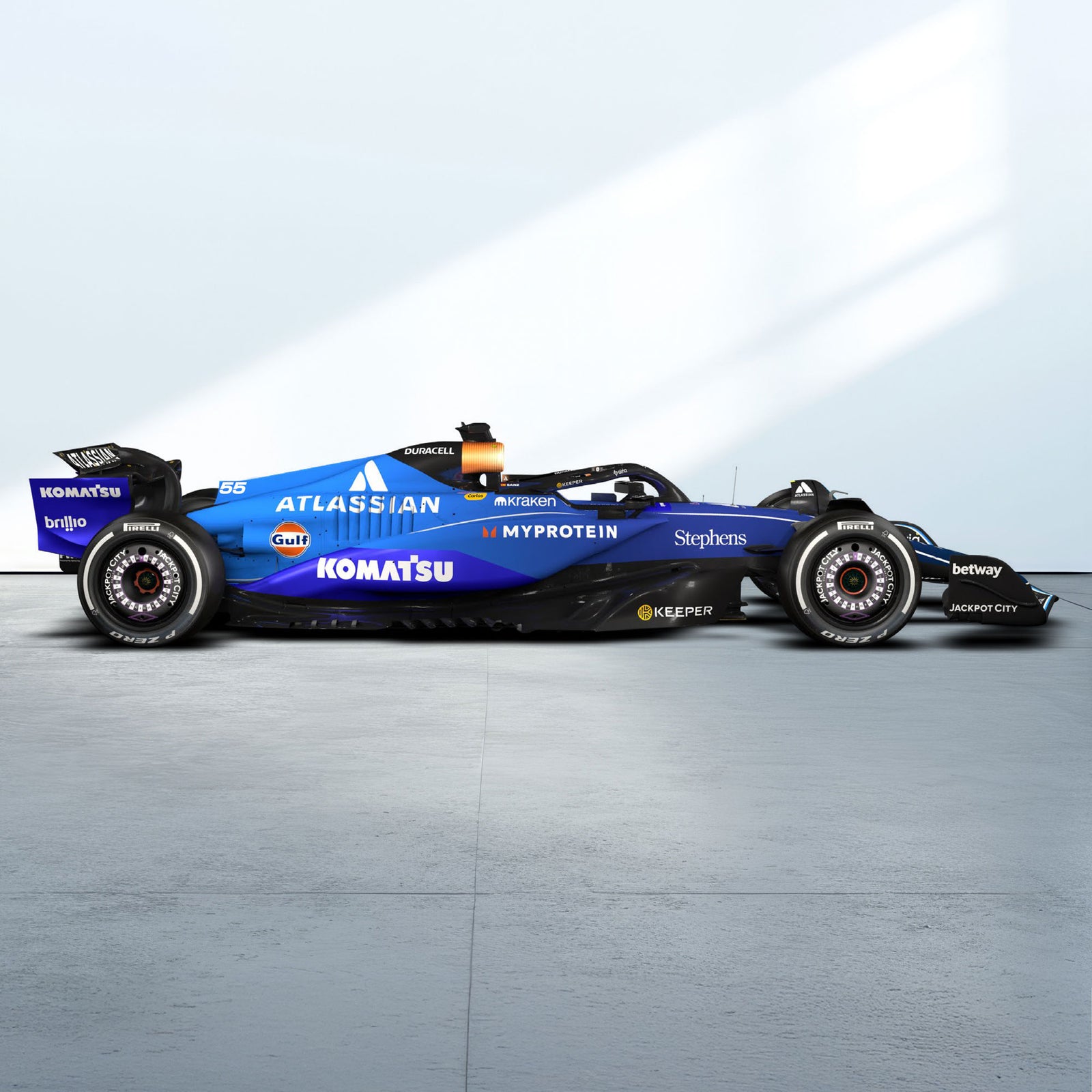 Season Launch LOT 010 - Carlos Sainz 2025 Williams FW47 Show Car - Azerbaijan GP