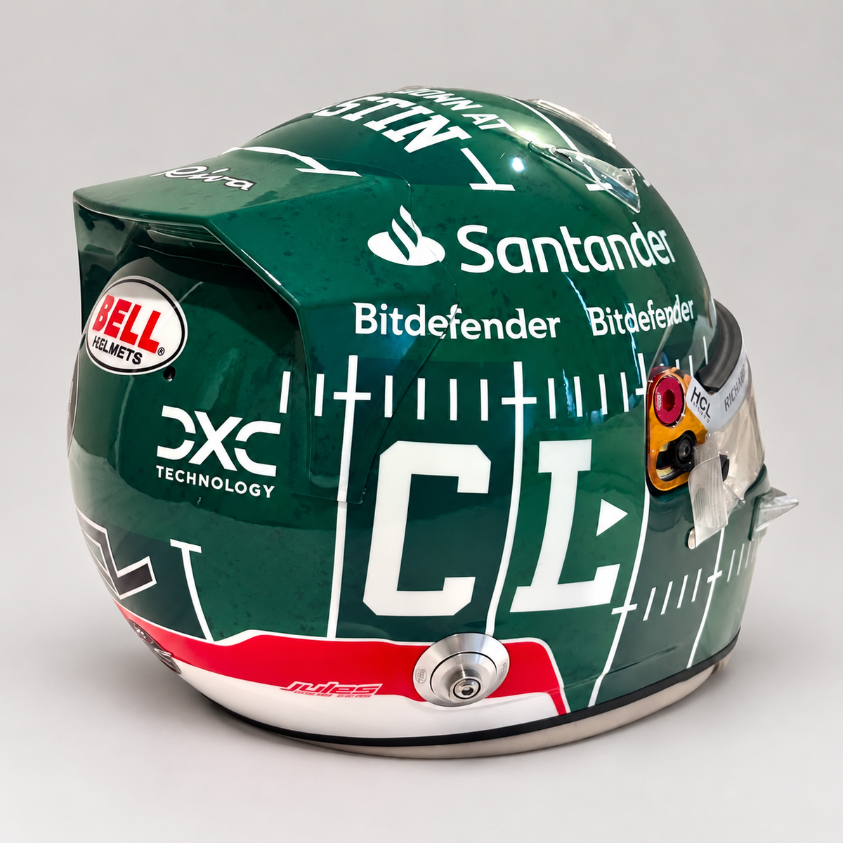 The Austin Auction LOT 026 - Charles Leclerc Signed 2023 Scuderia Ferrari Race Spare Helmet – United States GP