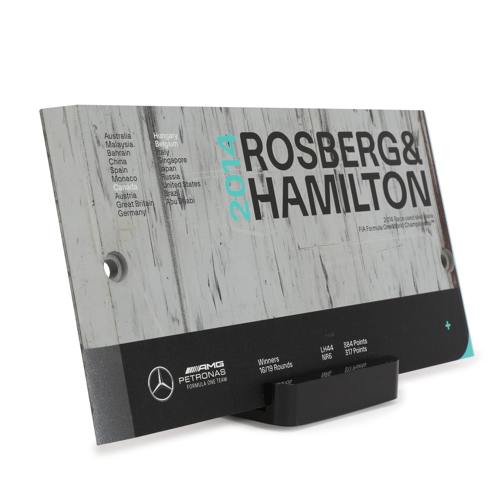 Mercedes-AMG F1 Team 2014 Desktop Skid Plank
