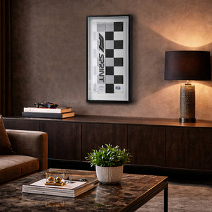 Authentic Sprint Race chequered flag from the 2026 Canadian Grand Prix, genuine Formula 1 memorabilia for dedicated collectors