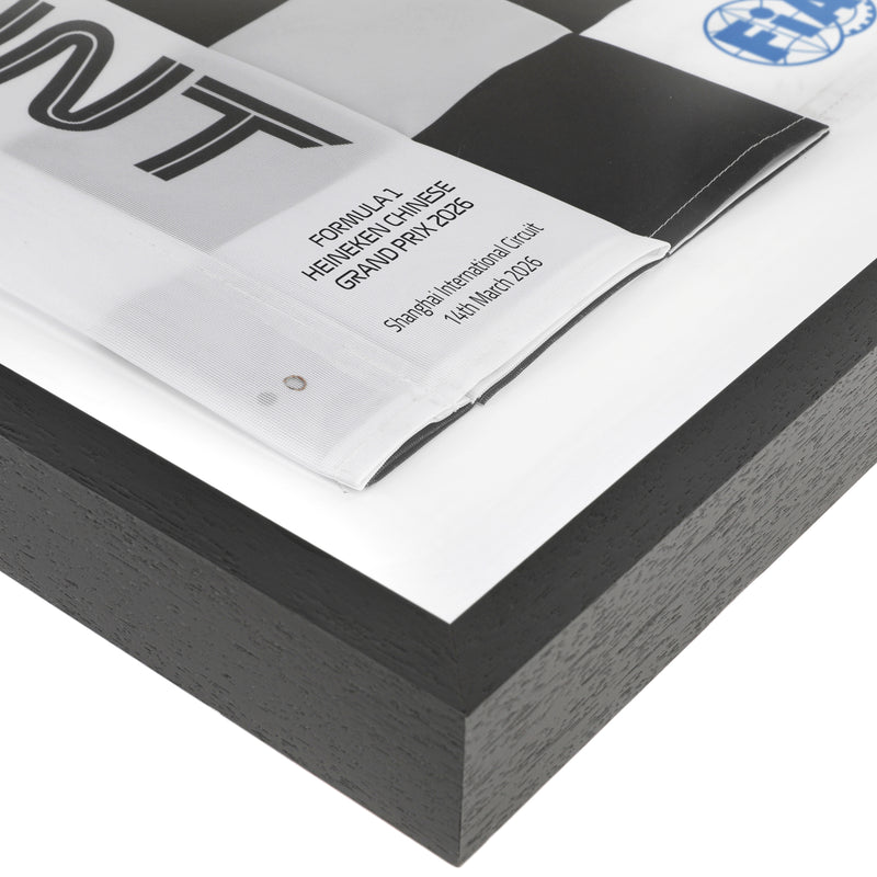 Formula 1 Chinese Grand Prix 2026 sprint race chequered flag high-quality print wall display