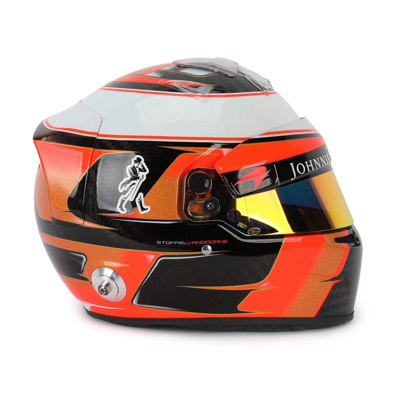LOT 040 - Stoffel Vandoorne 2017 McLaren Replica 1:1 Scale Helmet
