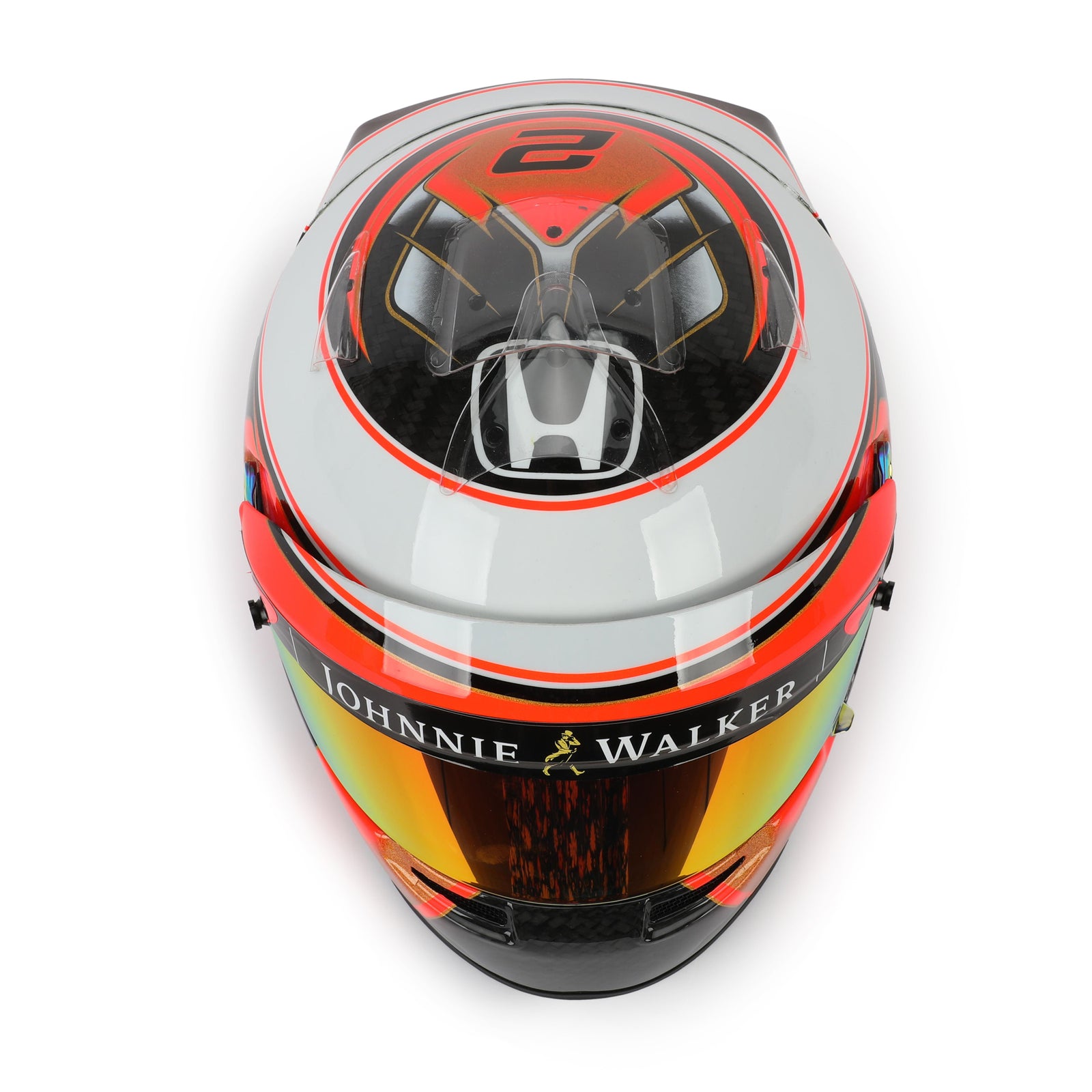 LOT 040 - Stoffel Vandoorne 2017 McLaren Replica 1:1 Scale Helmet