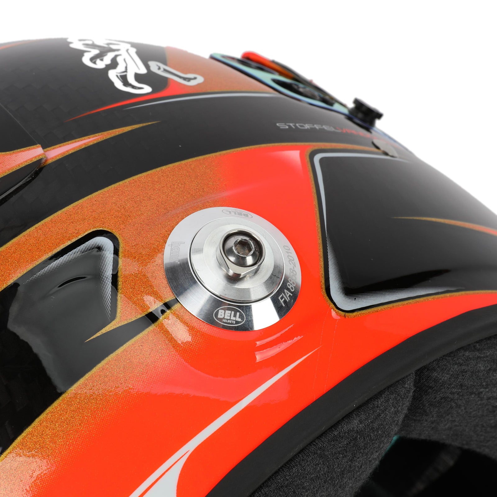 LOT 040 - Stoffel Vandoorne 2017 McLaren Replica 1:1 Scale Helmet