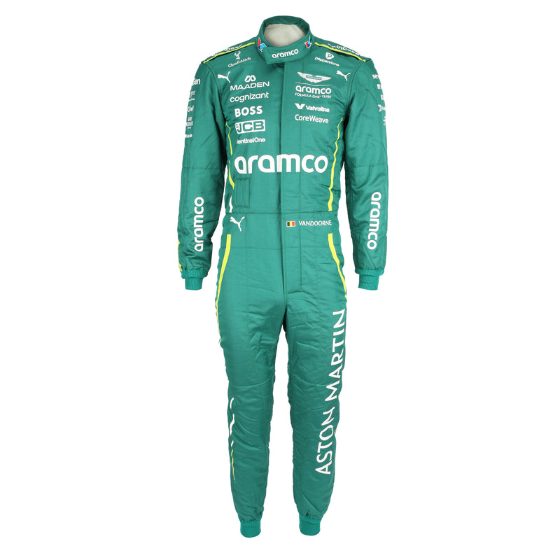 Aston Martin Aramco F1 Team race suit Stoffel Vandoorne 2025 official driver apparel memorabilia