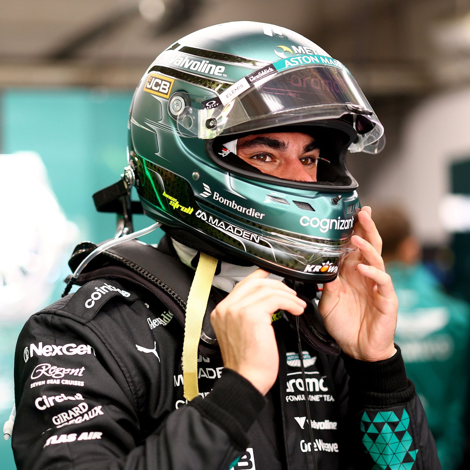 Auction LOT 017 - Lance Stroll Aston Martin Aramco F1 ® Team 2025 Race Suit - Austin GP