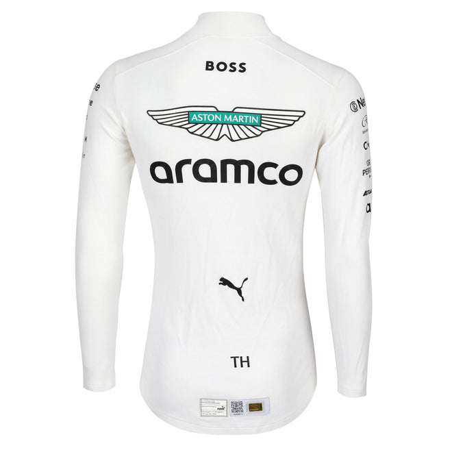 Auction LOT 126 - Tina Hausmann 2025 Aston Martin Aramco F1 Team Un-Signed Un-Used Nomex - White
