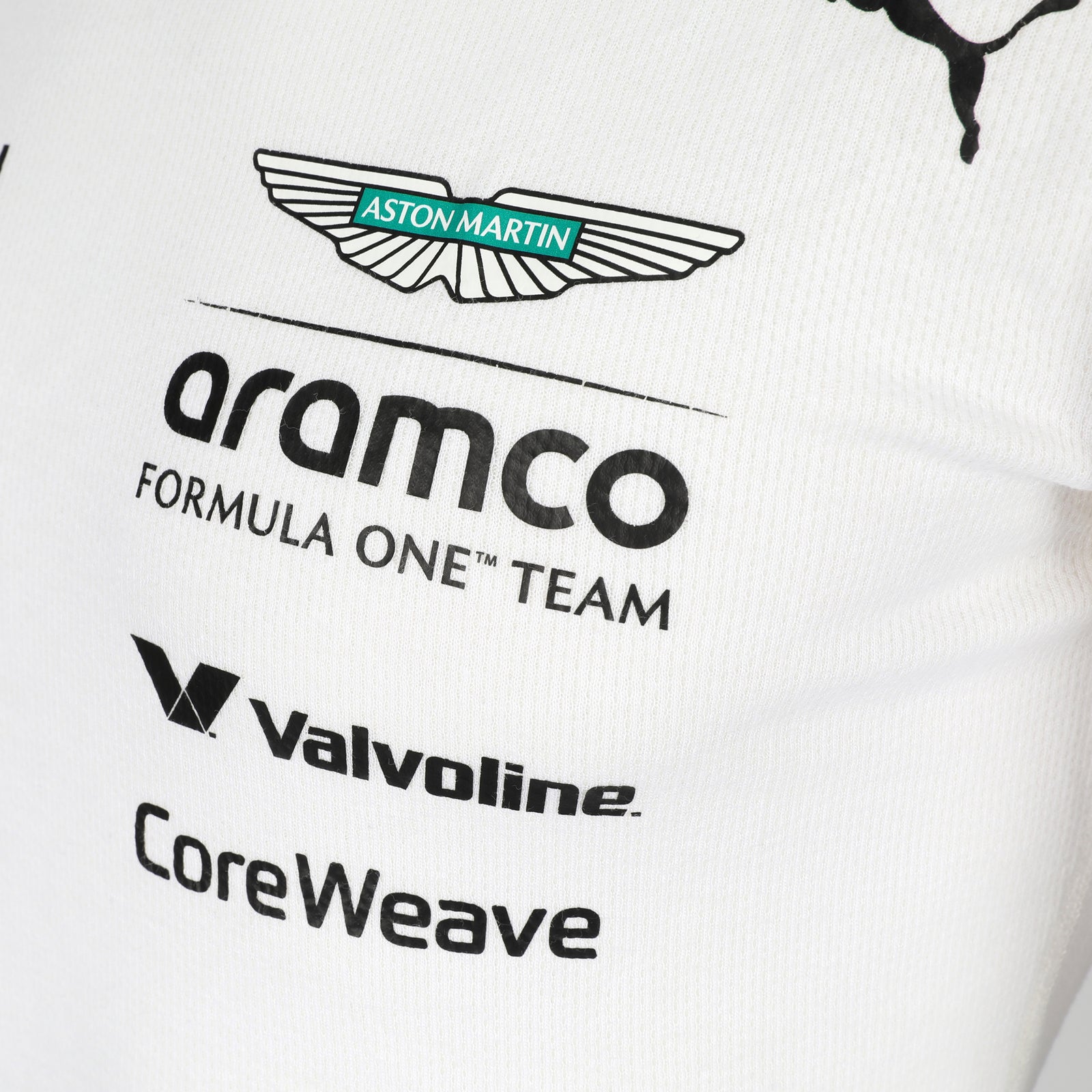Auction LOT 126 - Tina Hausmann 2025 Aston Martin Aramco F1 Team Un-Signed Un-Used Nomex - White