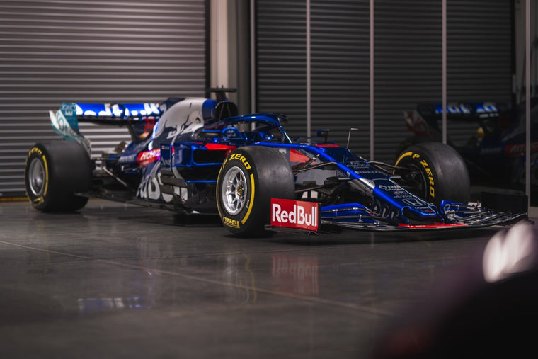 Authentic 2019 Toro Rosso STR14-04 Formula 1 rolling chassis, P2 finishing motorsport memorabilia for collectors