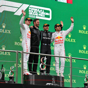 Personalised Turkish GP 2027 F1® chequered flag authentic Formula 1 collector keepsake
