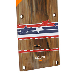 Authentic Oscar Piastri 2025 McLaren F1 Team practice-used front skid plank wall art from the United States Grand Prix