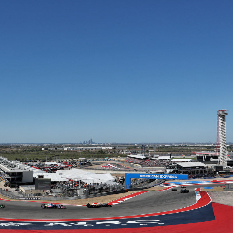 Formula 1 United States Grand Prix 2027 personalised chequered flag featuring your chosen name