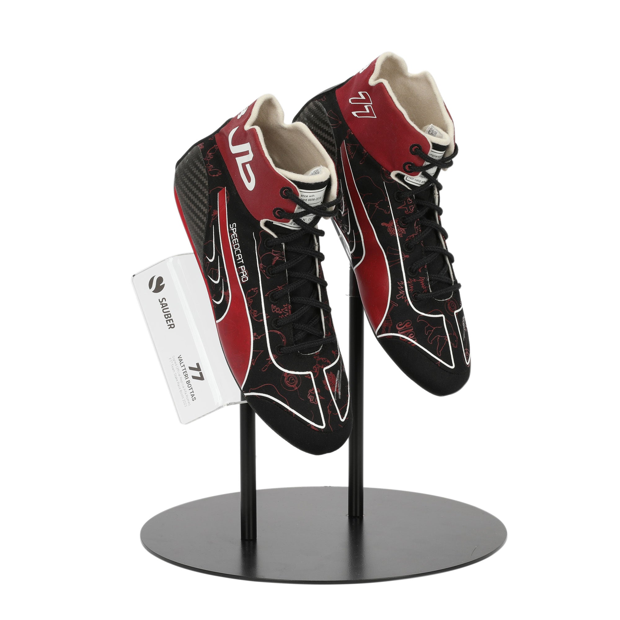 Valtteri Bottas F1 Racing Boots LOT 315 Valtteri Bottas Signed
