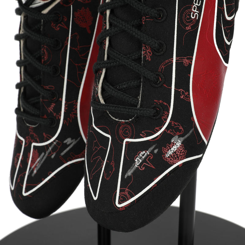 LOT 015 - Valtteri Bottas Signed Replica 2023 Alfa Romeo F1 Team Stake Race Boots