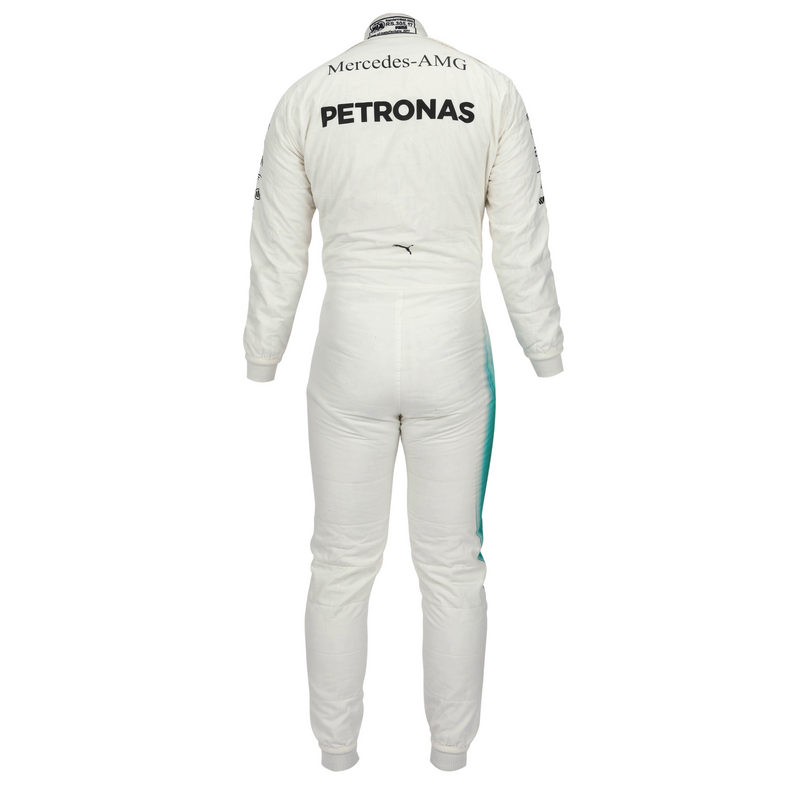 LOT 008 - Valtteri Bottas Un-Signed 2017 Race Weekend Used Mercedes-AMG Petronas F1 Team Race Suit - Australia - S/N 00137627