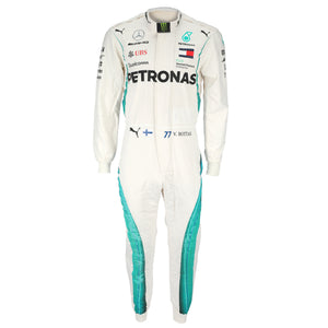 Mercedes AMG Petronas F1 Team race suit Valtteri Bottas 2018 Brazil GP motorsport memorabilia