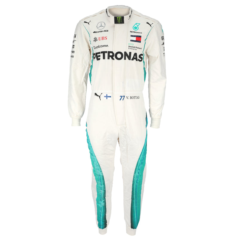 Mercedes AMG Petronas F1 Team race suit Valtteri Bottas 2018 Brazil GP motorsport memorabilia