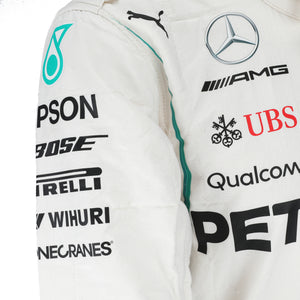 Mercedes AMG Petronas Formula 1 Valtteri Bottas 2018 Brazil GP race suit collector piece