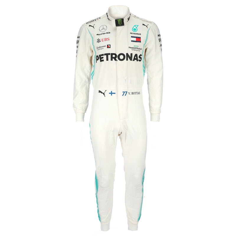 Mercedes AMG Petronas F1 Team race suit Valtteri Bottas 2019 Azerbaijan GP motorsport memorabilia