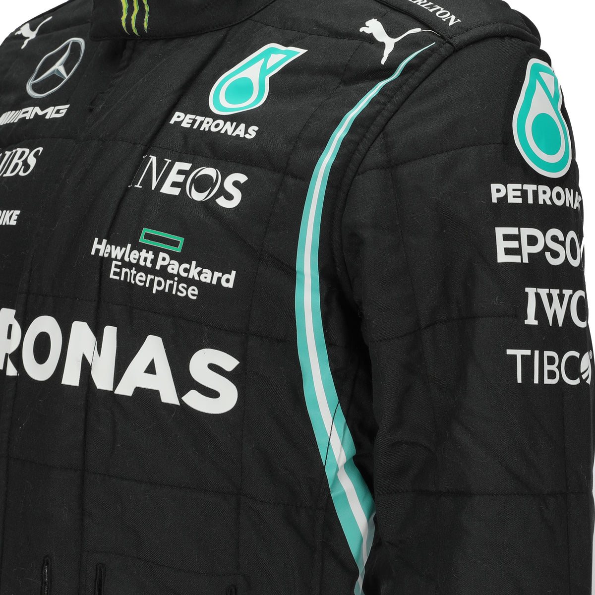 The Austin Auction LOT 003 - Valtteri Bottas 2021 Race Weekend Used Mercedes-AMG Petronas F1 Team Race Suit - Imola
