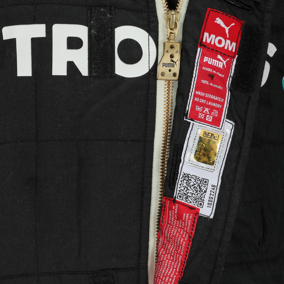 The Austin Auction LOT 003 - Valtteri Bottas 2021 Race Weekend Used Mercedes-AMG Petronas F1 Team Race Suit - Imola