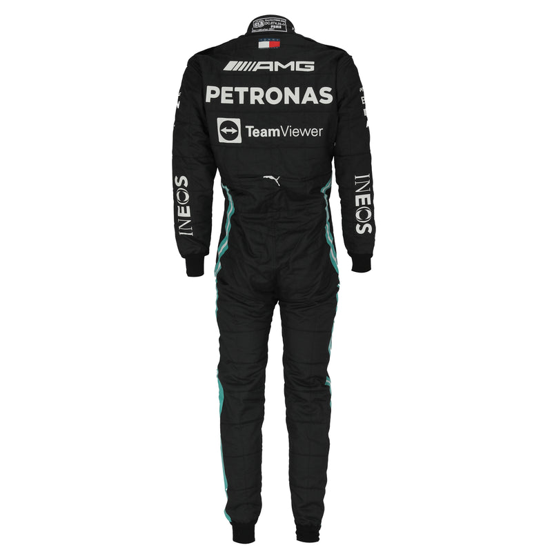 Mercedes Formula 1 Team Valtteri Bottas 2021 season used race suit collector display item