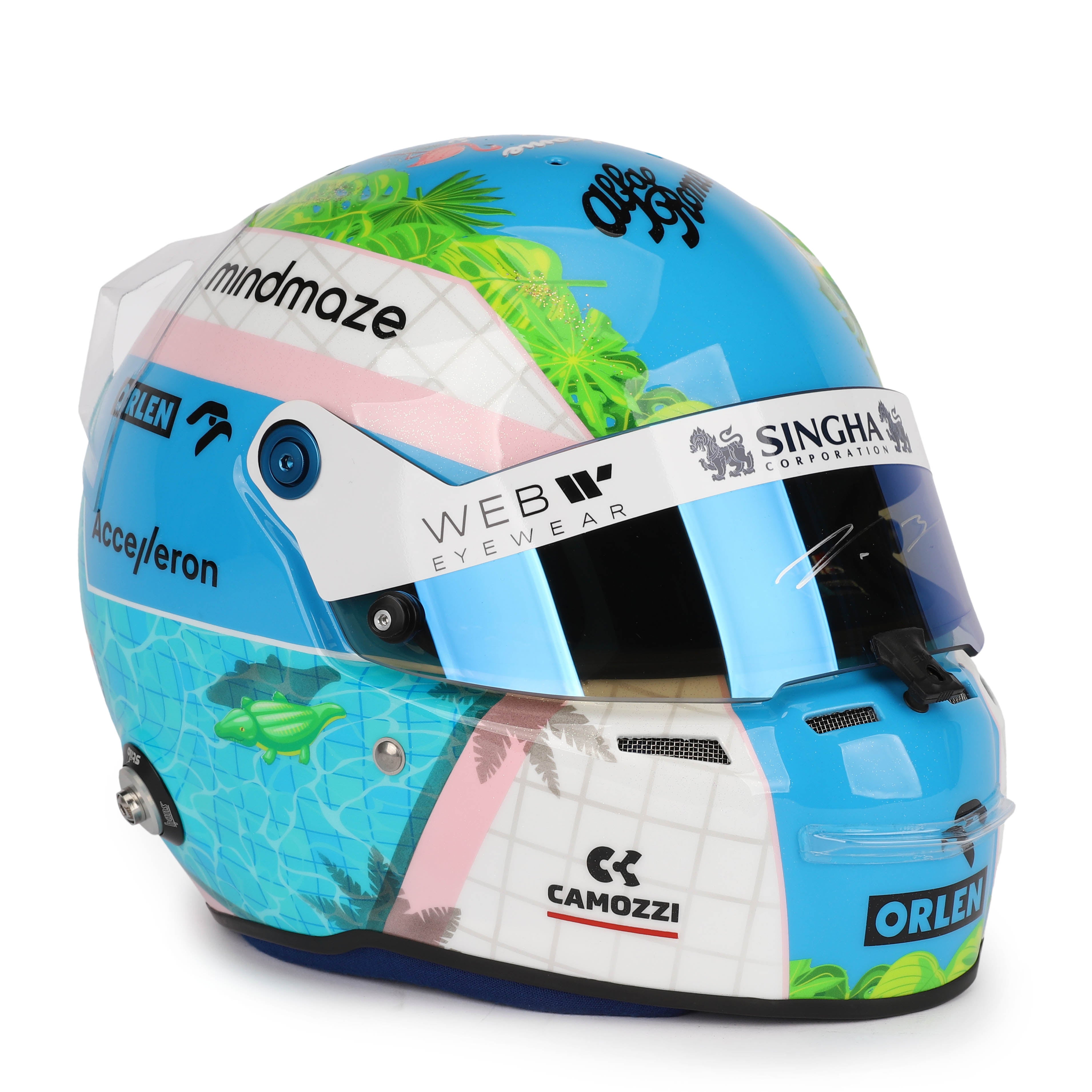 F1 Valtteri Bottas 2019 1/5ヘルメットサイン入り。 Valtteri Bottas 2019 Replica Helmet | F1 Authentics
