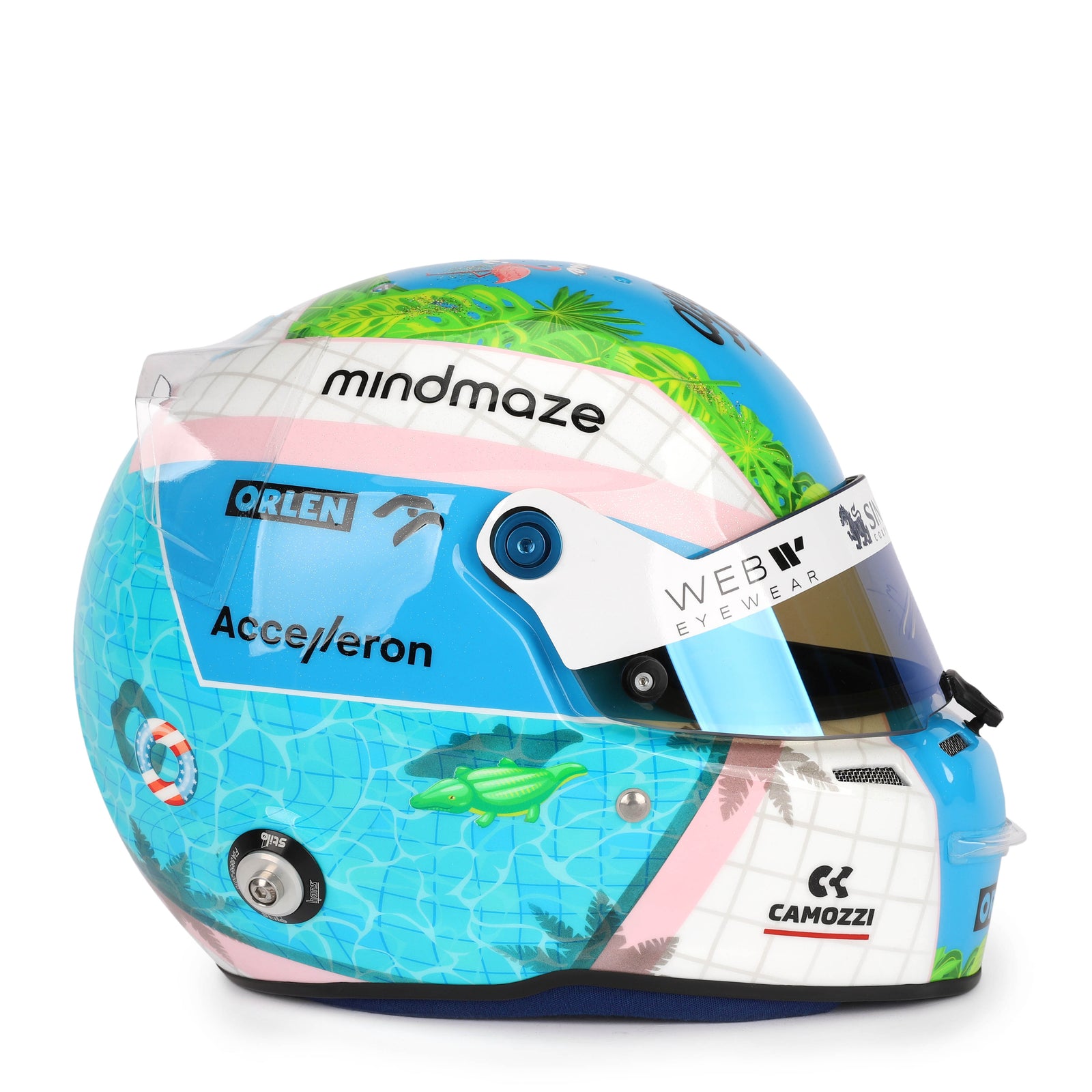 Valtteri Bottas 2022 Signed Official Replica Helmet – Miami Toucan Edition