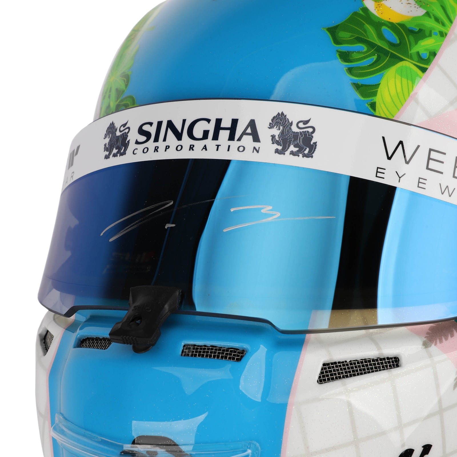 Valtteri Bottas 2022 Signed Official Replica Helmet – Miami Toucan Edition