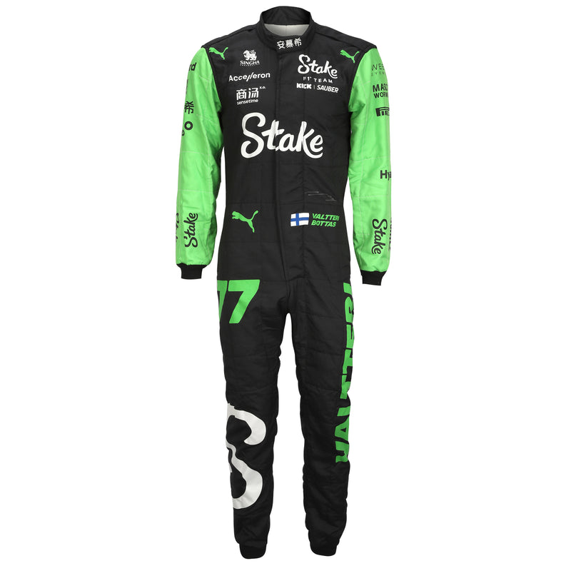 Valtteri Bottas Signed 2024 Stake F1 Team Kick Sauber Grand Prix Used Race Suit - Mexican GP