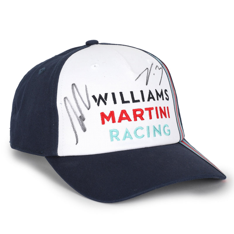 LOT 016 - Valtteri Bottas and Felipe Massa Signed Williams Cap