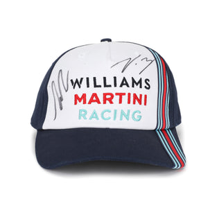 LOT 016 - Valtteri Bottas and Felipe Massa Signed Williams Cap