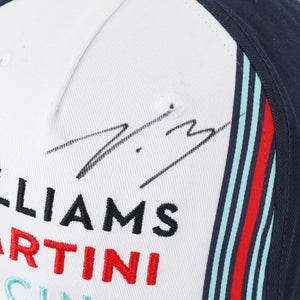 LOT 016 - Valtteri Bottas and Felipe Massa Signed Williams Cap